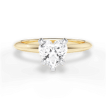 Alicia Heart Cut Lab Grown Diamond 18Kt Yellow Gold Engagement Ring