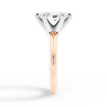 Alicia Marquise Cut Lab Grown Diamond 18Kt Rose Gold Engagement Ring - View 3