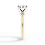 Alicia Oval Cut Lab Grown Diamond 18Kt Yellow Gold Engagement Ring - View 2