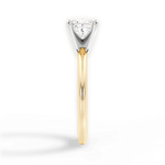 Alicia Princess Cut Lab Grown Diamond 18Kt Yellow Gold Engagement Ring - View 3