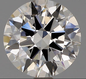 1.00ct VS2-F lab grown diamond. 14kt White gold