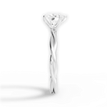 Adrienne Heart Cut Lab Grown Diamond 14Kt White Gold Engagement Ring - View 4