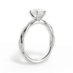 Adrienne Pear Cut Lab Grown Diamond Platinum Engagement Ring - View 4