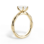 Adrienne Radiant Cut Lab Grown Diamond 18Kt Yellow Gold Engagement Ring - View 4