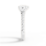 Cindy Heart Cut Lab Grown Diamond Platinum Engagement Ring - View 2