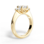 Dorothy Princess Cut Lab Grown Diamond 18Kt Yellow Gold Engagement Ring - View 2