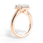 Jenny Princess Cut Lab Grown Diamond 18Kt Rose Gold Engagement Ring - View 4
