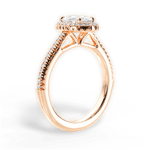 Jenny Oval Cut Lab Grown Diamond 18Kt Rose Gold Engagement Ring - View 4