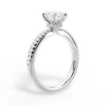 Giselle Marquise Cut Lab Grown Diamond Platinum Engagement Ring - View 4