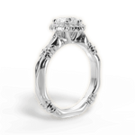 Erica Heart Cut Lab Grown Diamond 14Kt White Gold Engagement Ring - View 2