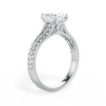 Kendra Radiant Cut Lab Grown Diamond 14Kt White Gold Engagement Ring - View 3