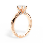 Florence Marquise Cut Lab Grown Diamond 18Kt Rose Gold Engagement Ring - View 2