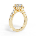 Lacey Marquise Cut Lab Grown Diamond 18Kt Yellow Gold Engagement Ring - View 2