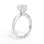 Amanda Heart Cut Lab Grown Diamond 18Kt White Gold Engagement Ring - View 2