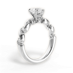 Emma Heart Cut Lab Grown Diamond 14Kt White Gold Engagement Ring - View 2