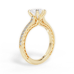 Gilda Heart Cut Lab Grown Diamond 18Kt Yellow Gold Engagement Ring - View 2