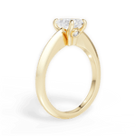 Diana Radiant Cut Lab Grown Diamond 18Kt Yellow Gold Engagement Ring - View 2