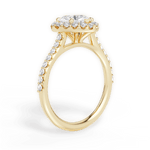 Leah Heart Cut Lab Grown Diamond 18Kt Yellow Gold Engagement Ring - View 2