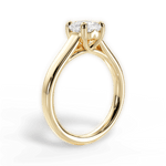Ariana Cushion Cut Lab Grown Diamond 18Kt Yellow Gold Engagement Ring - View 2