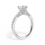 Laura Heart Cut Lab Grown Diamond Platinum Engagement Ring - View 2