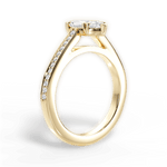 Denise Marquise Cut Lab Grown Diamond 18Kt Yellow Gold Engagement Ring - View 2