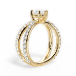 Lauren Pear Cut Lab Grown Diamond 18Kt Yellow Gold Engagement Ring - View 2