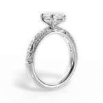 Gloria Marquise Cut Lab Grown Diamond 14Kt White Gold Engagement Ring - View 3