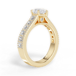 Lynn Pear Cut Lab Grown Diamond 18Kt Yellow Gold Engagement Ring - View 2
