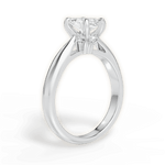 Beverly Marquise Cut Lab Grown Diamond 14Kt White Gold Engagement Ring - View 2