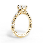 Dana Pear Cut Lab Grown Diamond 18Kt Yellow Gold Engagement Ring - View 3