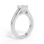 Brittany Heart Cut Lab Grown Diamond 18Kt White Gold Engagement Ring - View 3