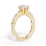 Katelyn Pear Cut Lab Grown Diamond 18Kt Yellow Gold Engagement Ring - View 2