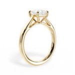 Angie Princess Cut Lab Grown Diamond 18Kt Yellow Gold Engagement Ring - View 3