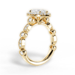 Irene Marquise Cut Lab Grown Diamond 18Kt Yellow Gold Engagement Ring - View 2