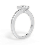 Bridget Princess Cut Lab Grown Diamond 18Kt White Gold Engagement Ring - View 3