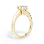 Diana Round Cut Lab Grown Diamond 18Kt Yellow Gold Engagement Ring - View 2