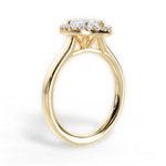 Fiona Marquise Cut Lab Grown Diamond 18Kt Yellow Gold Engagement Ring - View 2