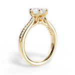 Elena Marquise Cut Lab Grown Diamond 18Kt Yellow Gold Engagement Ring - View 2
