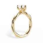 Bianca Heart Cut Lab Grown Diamond 18Kt Yellow Gold Engagement Ring - View 2