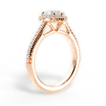 Jenny Heart Cut Lab Grown Diamond 18Kt Rose Gold Engagement Ring - View 3