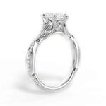 Geraldine Marquise Cut Lab Grown Diamond 14Kt White Gold Engagement Ring - View 3