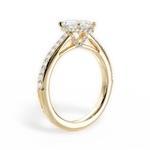 Joan Marquise Cut Lab Grown Diamond 18Kt Yellow Gold Engagement Ring - View 3
