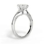Isabel Marquise Cut Lab Grown Diamond 18Kt White Gold Engagement Ring - View 2