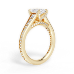 Leslie Radiant Cut Lab Grown Diamond 18Kt Yellow Gold Engagement Ring - View 3