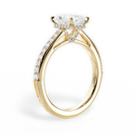 Joan Radiant Cut Lab Grown Diamond 18Kt Yellow Gold Engagement Ring - View 2