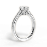 Elise Marquise Cut Lab Grown Diamond 14Kt White Gold Engagement Ring - View 3