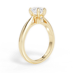 Dolores Pear Cut Lab Grown Diamond 18Kt Yellow Gold Engagement Ring - View 2