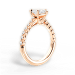Dana Marquise Cut Lab Grown Diamond 18Kt Rose Gold Engagement Ring - View 3