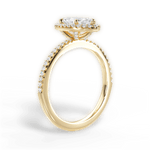 Joanne Marquise Cut Lab Grown Diamond 18Kt Yellow Gold Engagement Ring - View 3
