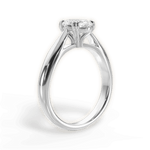 Camila Oval Cut Lab Grown Diamond 14Kt White Gold Engagement Ring - View 3